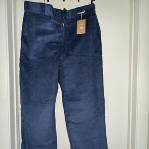 J.crew Dickies blue corduroy pants 35 x 32